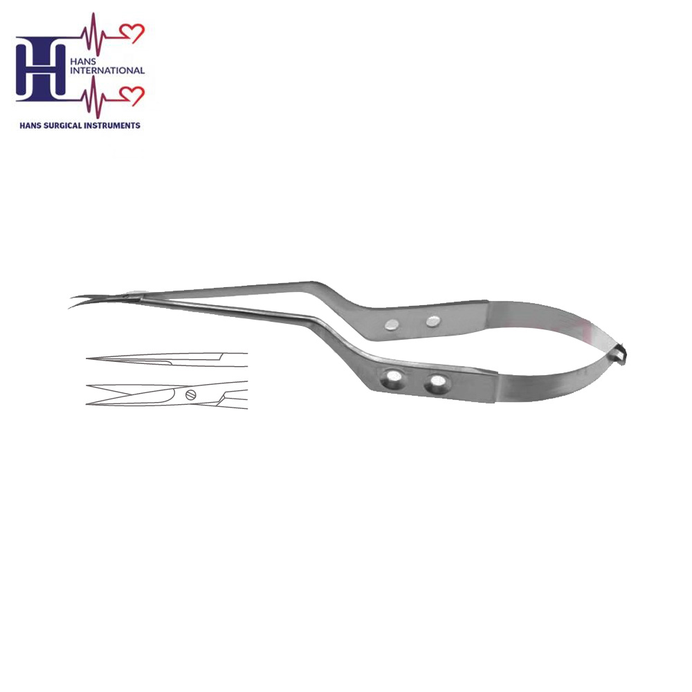 Jacobson Micro Scissors Straight, Bayonet Shaped gynecological Surgical Instruments