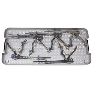 8” OPEN UP KERRISON STERILIZATION TRAY WITH COVER