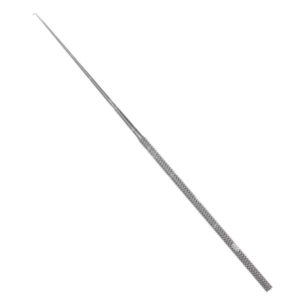 Long Rhoton Micro Instruments Rhoton Micro Dissection Hook Orthopedic Instrument - Hans Surgical