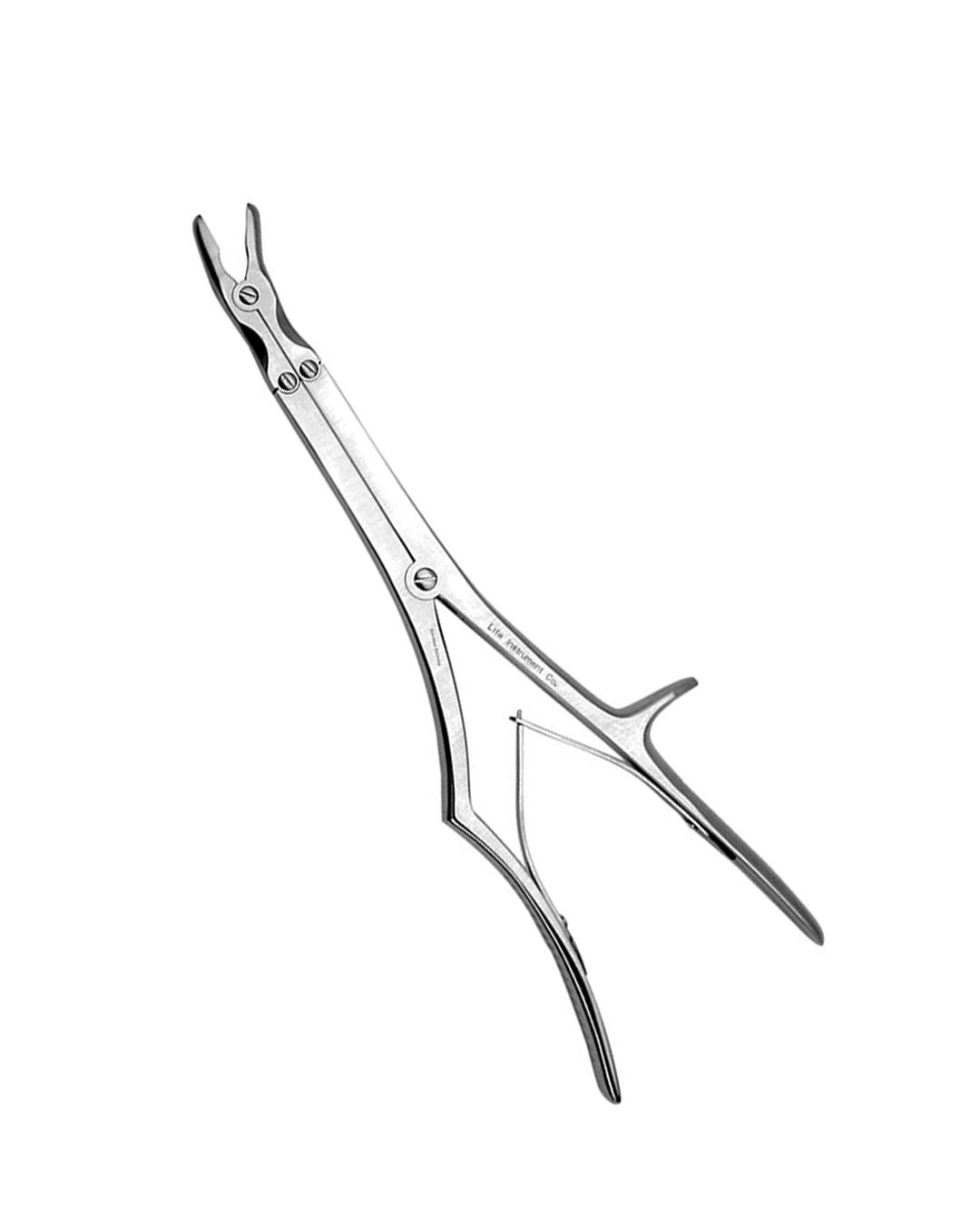 Scissors And Ronguers Testing EXTRA LONG DOUBLE ACTION RONGEUR - Hans Surgical